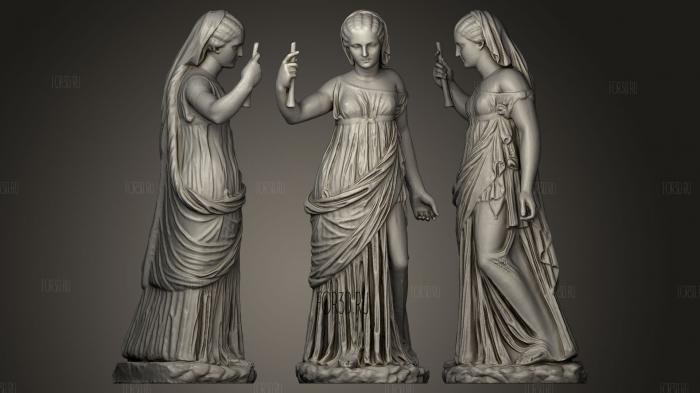 Apollo and the Muses Euterpe restored 3d stl модель для ЧПУ