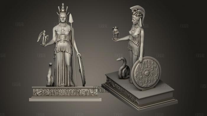 Athena Parthenos LeQuire emended stl model for CNC