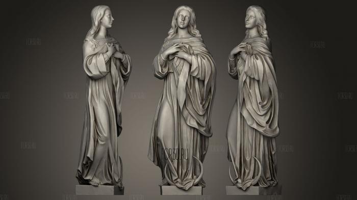Mary of Manila Cathedral stl model for CNC