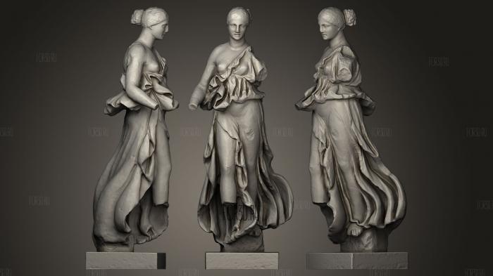 Nike from Temple of Artemis Epidauros stl model for CNC