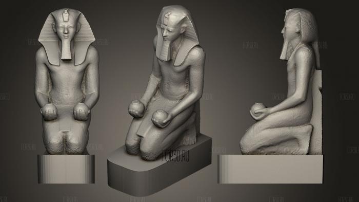 Statue of Hatshepsut stl model for CNC