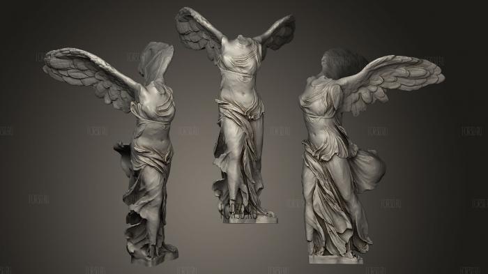 Winged Victory of Samothrace stl model for CNC