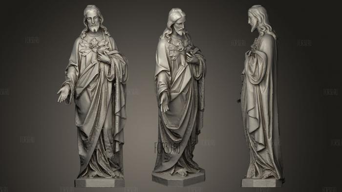Jesus Christ Statue stl model for CNC