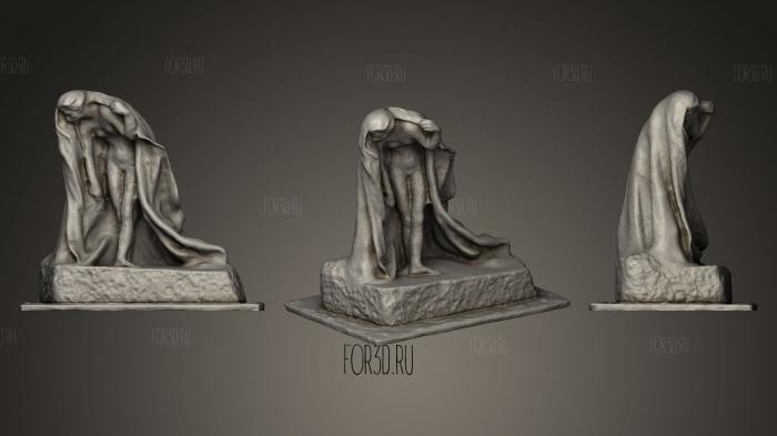Psyche by Auguste Rodin stl model for CNC