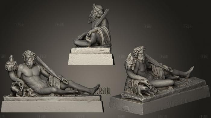 Roman Statue Copenhagen stl model for CNC