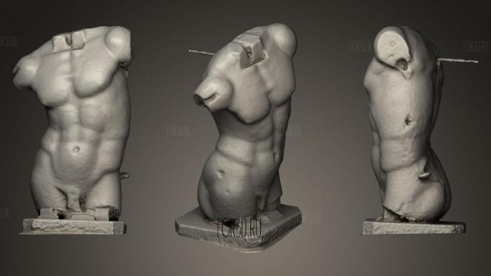 Statue of Male Figure 3d stl модель для ЧПУ