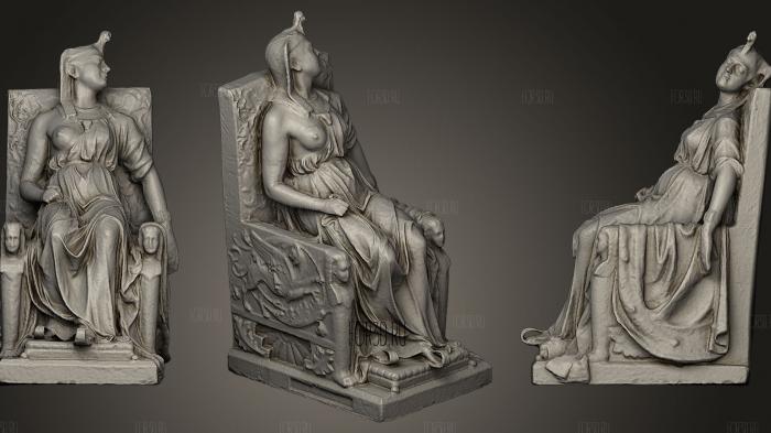 The Death of Cleopatra stl model for CNC