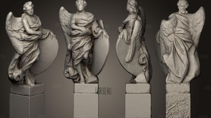 Kutna Hora baroque sculpture stl model for CNC