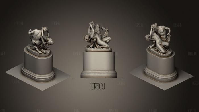Sathyre and Bacchante stl model for CNC