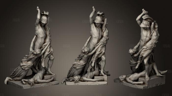 Abduction of Polyxena stl model for CNC