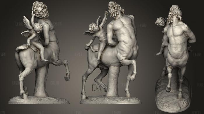 Centaur Tormented By Eros stl model for CNC