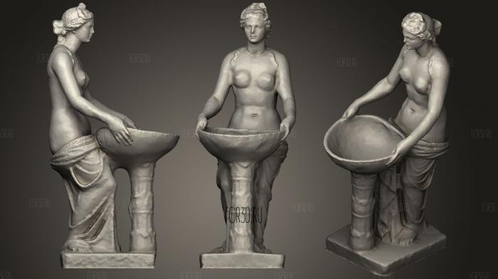 Roman Woman At Baths stl model for CNC