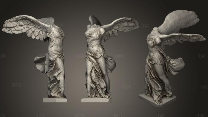 Winged Victory Of Samothrace stl model for CNC