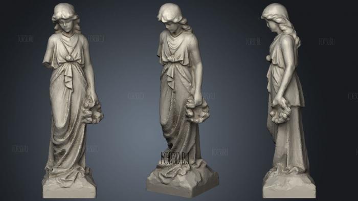 Sculpture Of A Woman stl model for CNC
