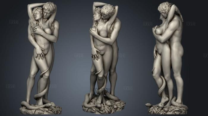 Adam and Eve stl model for CNC