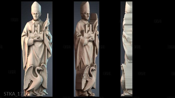 STKA_1771 stl model for CNC