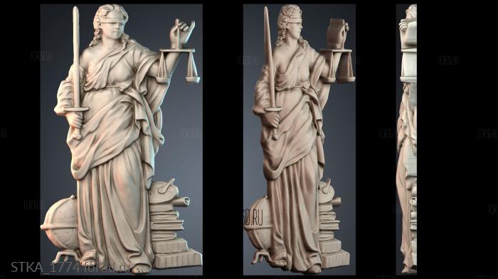 STKA_1774 stl model for CNC