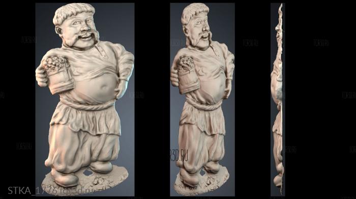 STKA_1776 stl model for CNC