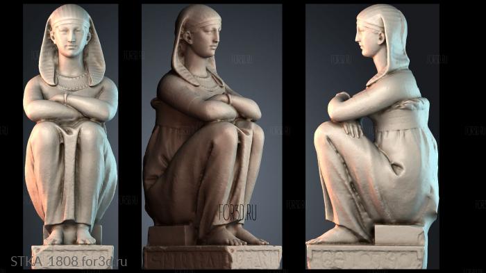 STKA_1808 stl model for CNC