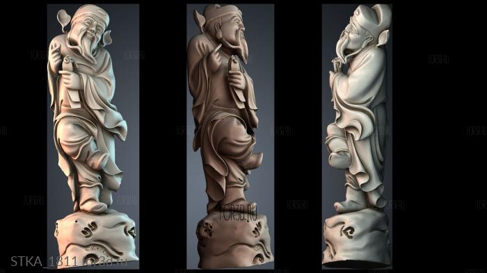 STKA_1811 stl model for CNC