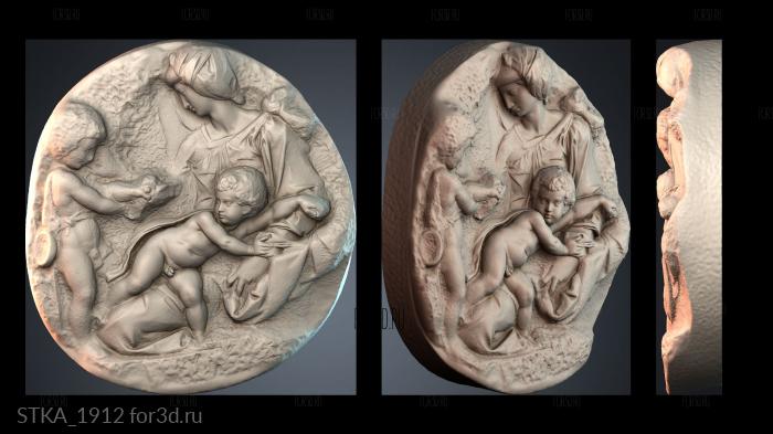 STKA_1912 stl model for CNC