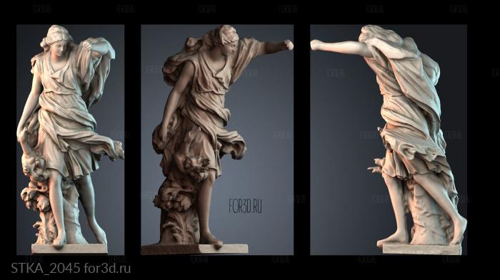 STKA_2045 stl model for CNC