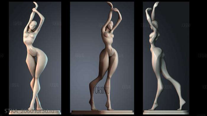 STKA_2060 stl model for CNC