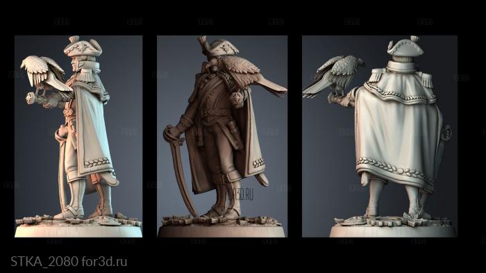 STKA_2080 stl model for CNC