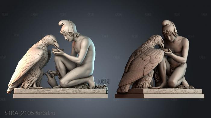 STKA_2105 stl model for CNC