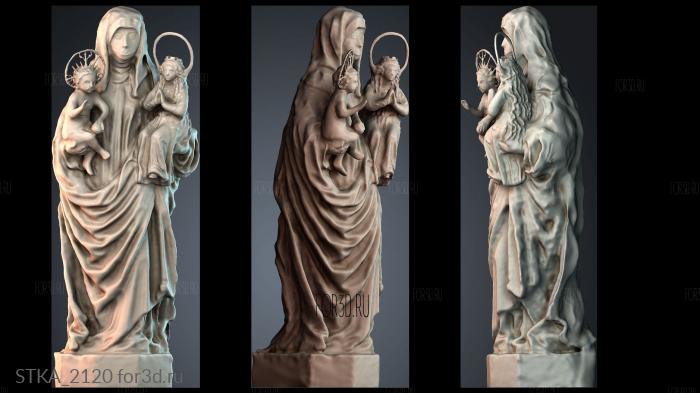 STKA_2120 stl model for CNC