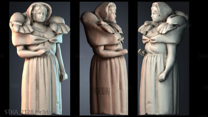 STKA_2128 stl model for CNC