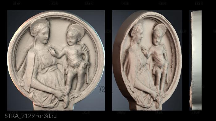 STKA_2129 stl model for CNC