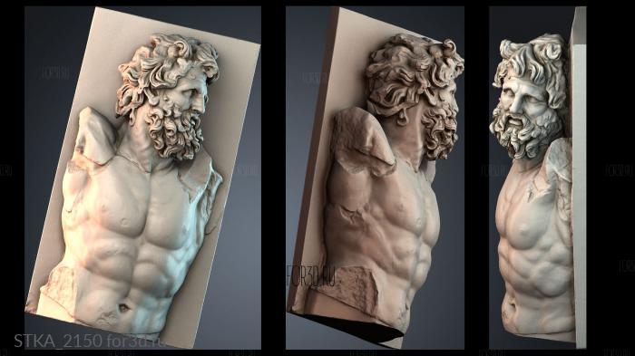 STKA_2150 stl model for CNC