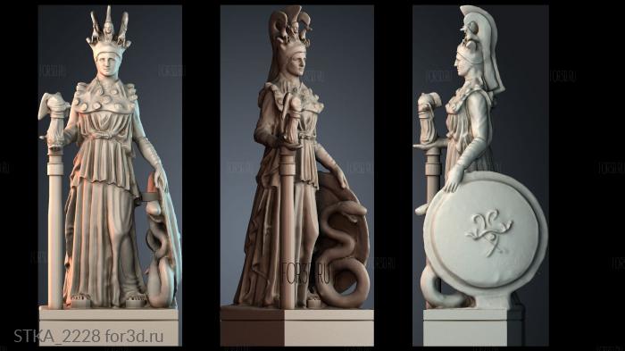 STKA_2228 stl model for CNC