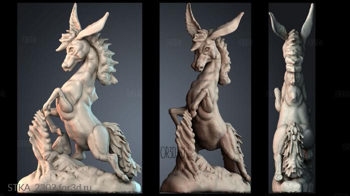 STKA_2302 stl model for CNC