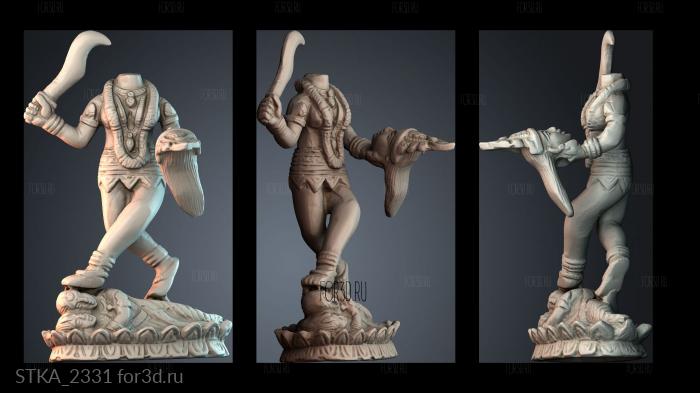 STKA_2331 stl model for CNC