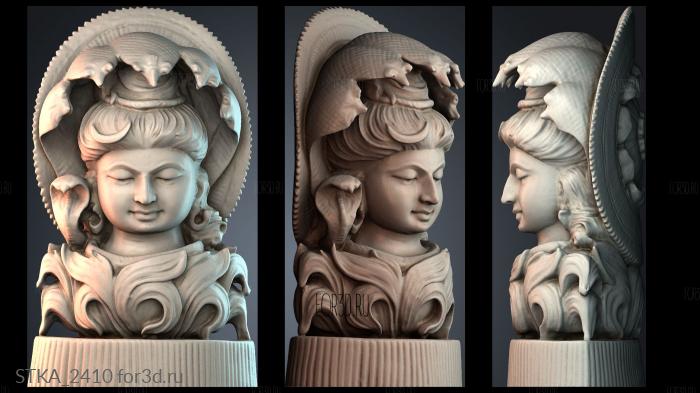 STKA_2410 stl model for CNC