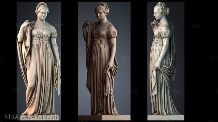 STKA_2424 stl model for CNC