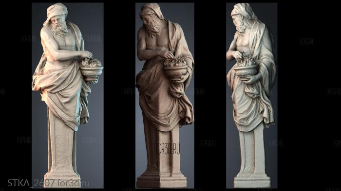 STKA_2607 stl model for CNC