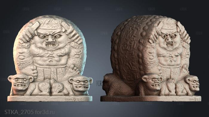 STKA_2705 stl model for CNC