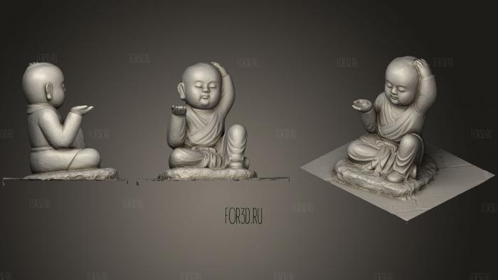 Статуя Буддийского храма в Окленде 01 3d stl модель для ЧПУ