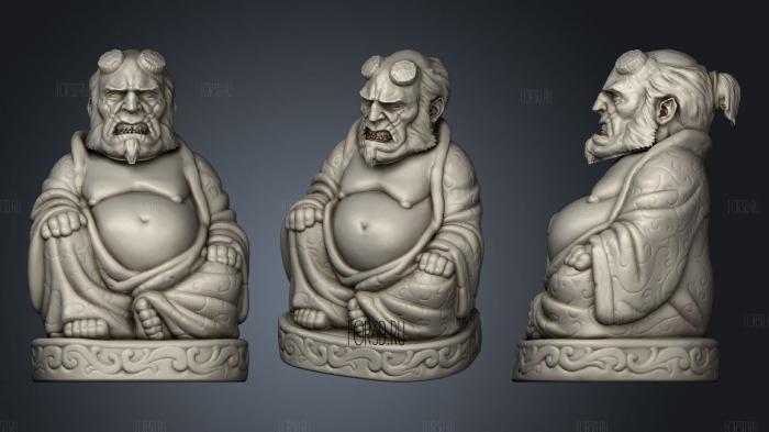 Hellboy Buddha (Tv Movies Collection) stl model for CNC