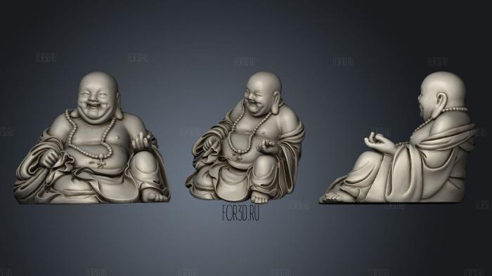 Maitreya Buddha stl model for CNC