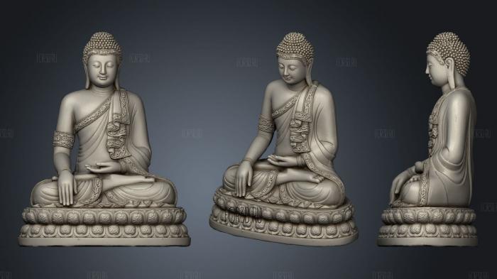 Thailand buddha stl model for CNC
