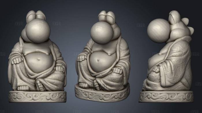 Yoshi Buddha stl model for CNC