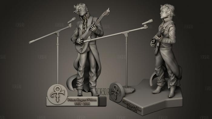 Prince Rogers Nelson stl model for CNC