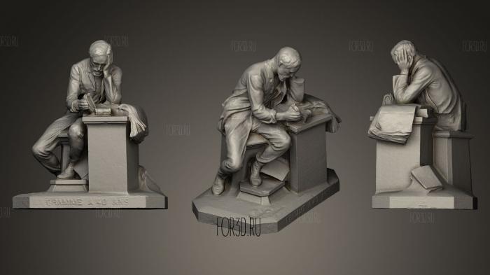 Statue of Znobe Gramme stl model for CNC