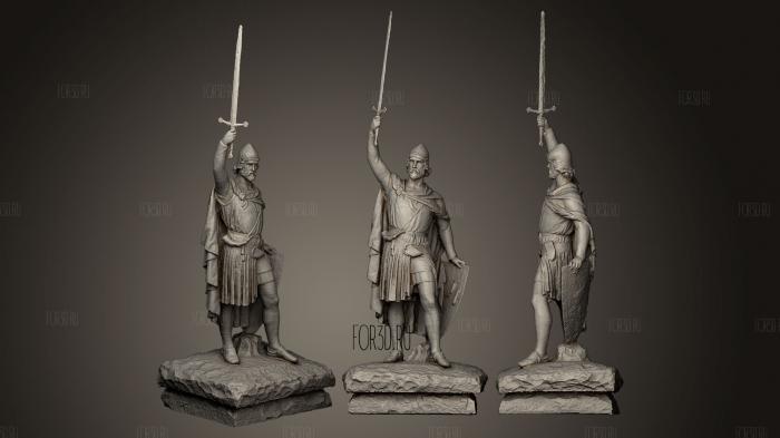 William Wallace Monument stl model for CNC