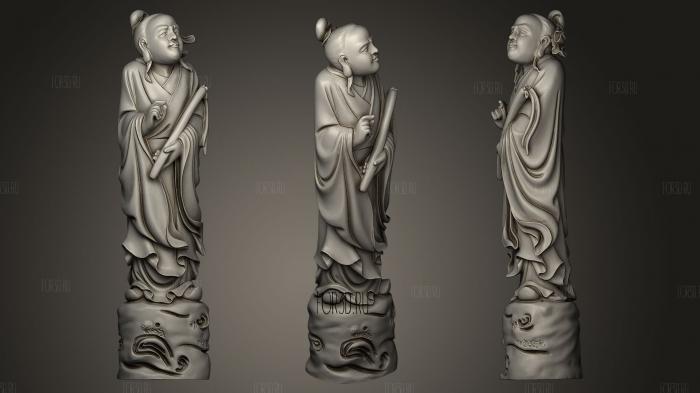 Traditional Sculpture2 stl model for CNC