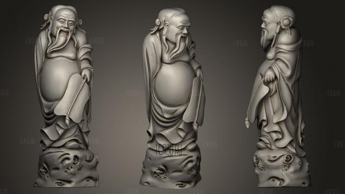 Traditional sculpture3 stl model for CNC